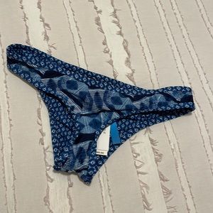 Reversible Navy Blue bikini bottom